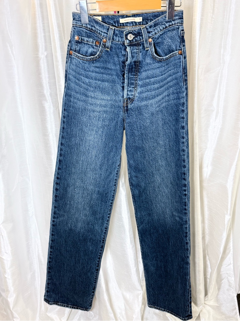 Levi's Blue Straight-Leg Women's Jeans